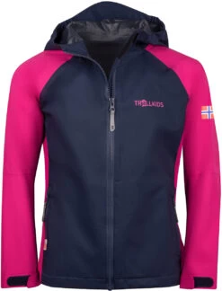 TROLLKIDS Haugesund Jas Kinderen, Blauw/roze