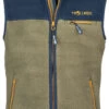 TROLLKIDS Hemsedal Vest Kinderen, Groen/blauw -Sport- En Outdoorkleding trollkids hemsedal vest kids moss mystic blue golden yellow 1