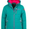 TROLLKIDS Hemsedal XT Sneeuwjas Kinderen, Turquoise/roze -Sport- En Outdoorkleding trollkids hemsedal xt snow jacket kids smaragd rubine 1