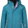 TROLLKIDS Holmenkollen PRO Sneeuwjas Kinderen, Petrol -Sport- En Outdoorkleding trollkids holmenkollen pro snow jacket kids teal mauve 1