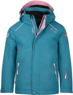 TROLLKIDS Holmenkollen PRO Sneeuwjas Kinderen, Petrol