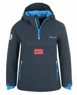 TROLLKIDS Kirkenes Anorak Kinderen, Blauw