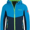 TROLLKIDS Kristiansand Jas Kinderen, Blauw -Sport- En Outdoorkleding trollkids kristiansand jacket kids navy medium blue green 1