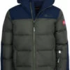 TROLLKIDS Narvik XT Jas Kinderen, Groen/blauw -Sport- En Outdoorkleding trollkids narvik xt jacket kids forest green navy 1
