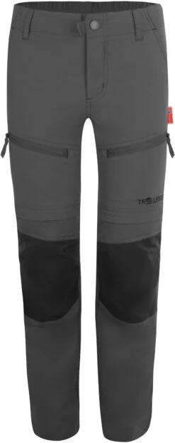 TROLLKIDS Nordfjord Afritsbroek Kinderen, Grijs