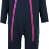 TROLLKIDS Nordkapp Overall Kinderen, Blauw/roze