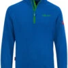 TROLLKIDS Nordland Halve Rits Kinderen, Blauw -Sport- En Outdoorkleding trollkids nordland half zip kids medium blue green 1