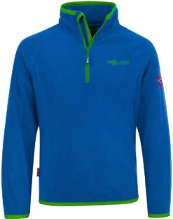 TROLLKIDS Nordland Halve Rits Kinderen, Blauw