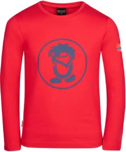 TROLLKIDS Troll Shirt Met Lange Mouwen Kinderen, Rood