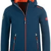 TROLLKIDS Trollfjord Jas Kinderen, Blauw -Sport- En Outdoorkleding trollkids trollfjord jacket kids mystic blue orange 1