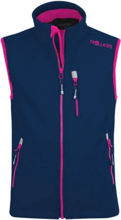 TROLLKIDS Trollfjord Vest Kinderen, Blauw