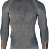 UYN Ambityon Melange UW Longsleeve Col Shirt Heren, Grijs/blauw -Sport- En Outdoorkleding uyn ambityon melange uw ls turtle neck shirt men black melange atlantic orange shiny 1