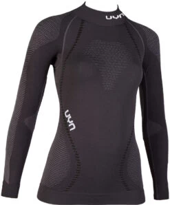 UYN Ambityon UW Longsleeve Col Shirt Dames, Zwart