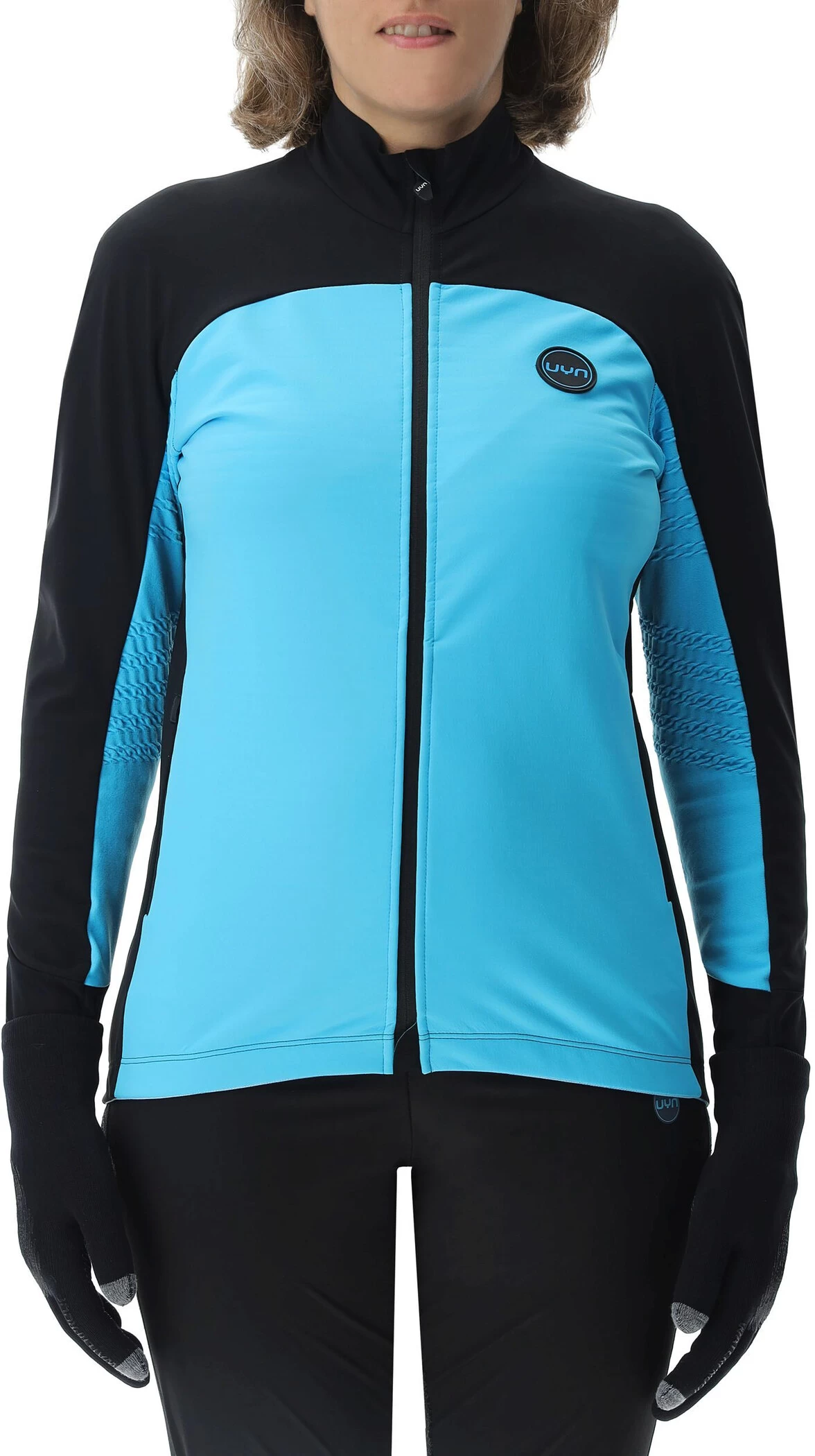 UYN Cross Country Skiën Coreshell Jas Dames, Zwart/blauw 3 UYN Cross Country Skiën Coreshell Jas Dames, Zwart/blauw