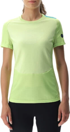 UYN Crossover Shirt Met Korte Mouwen Dames, Geel