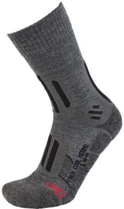 UYN Trekking Cool Merino Sokken Heren, Grijs/zwart