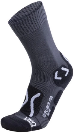 UYN Trekking Outdoor Expl**** Middelhoge Sokken Heren, Grijs
