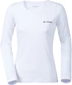 VAUDE Brand LS Shirt Dames, Wit
