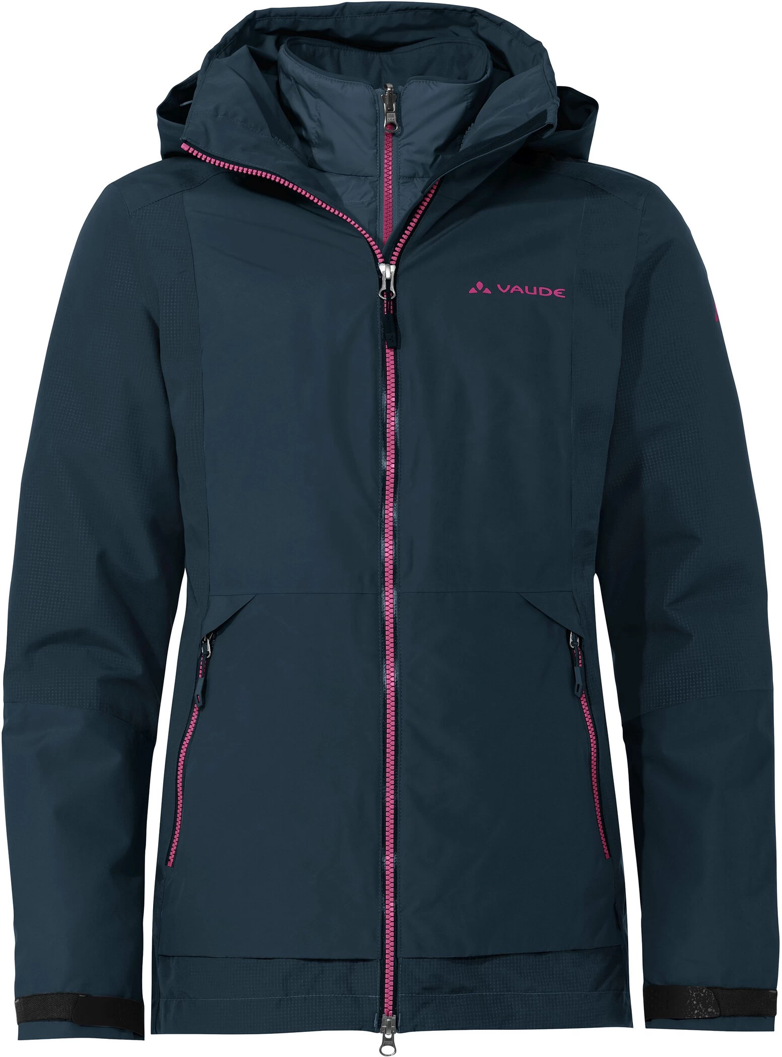 VAUDE Elope 3in1 Jas Dames, Blauw 3 VAUDE Elope 3in1 Jas Dames, Blauw