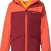 VAUDE Escape 3in1 Jas Kinderen, Rood -Sport- En Outdoorkleding vaude escape 3in1 jacket kids salsa 1