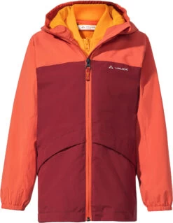 VAUDE Escape 3in1 Jas Kinderen, Rood