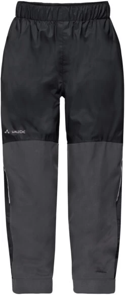 VAUDE Escape VI Broek Kinderen, Zwart/grijs