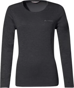 VAUDE Essential LS T-shirt Dames, Zwart