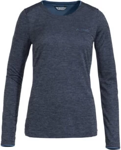 VAUDE Essential Longsleeve T-shirt Dames, Blauw