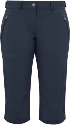 VAUDE Farley Stretch Capri II Dames, Blauw