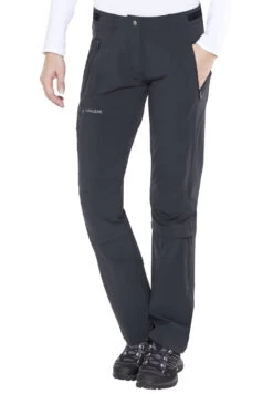 VAUDE Farley II Stretch T-Zip Capri Dames, Zwart