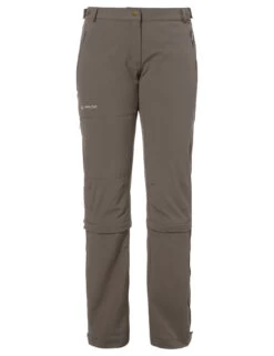 VAUDE Farley II Stretch T-Zip Capri Dames, Bruin