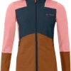VAUDE Monviso Hooded Grid Fleece Jacket Dames, Roze/blauw -Sport- En Outdoorkleding vaude monviso hooded grid fleece jacket women dark sea 1