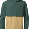 VAUDE Neyland Jas Met Halve Rits, Groen/beige -Sport- En Outdoorkleding vaude neyland half zip jacket dusty forest 1