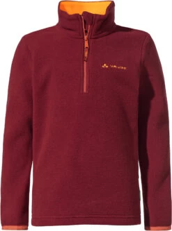 VAUDE Pulex Trui Met Halve Rits Kinderen, Rood