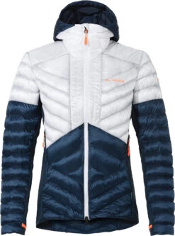 VAUDE Sesvenna Pro II Jas Dames, Blauw/wit