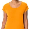 VAUDE Skomer III SS T-shirt Dames, Oranje -Sport- En Outdoorkleding vaude skomer iii ss t shirt women mango 1