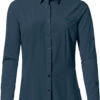 VAUDE Skomer LS T-shirt Dames, Blauw -Sport- En Outdoorkleding vaude skomer ls t shirt women dark sea 1