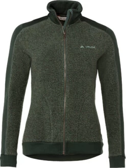 VAUDE Skomer Wollen Fleece Jas Dames, Groen