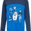 VAUDE Solaro II LS T-shirt Kinderen, Blauw