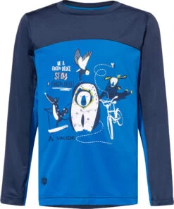 VAUDE Solaro II LS T-shirt Kinderen, Blauw