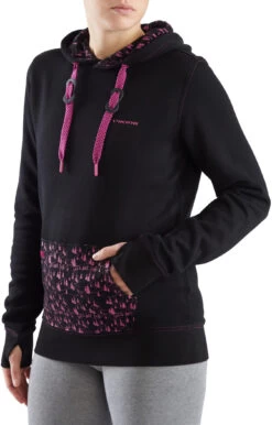 Viking Europe Bamboo Laxa Hoodie Dames, Zwart