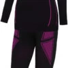 Viking Europe Etna Ondergoed Set Dames, Zwart/violet -Sport- En Outdoorkleding viking europe etna unterwaesche set damen black fuchsia 1