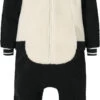 WeeDo Pando Fleece Jumpsuit Kinderen, Zwart/wit -Sport- En Outdoorkleding weedo pando fleece jumpsuit kids panda 1