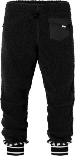 WeeDo Pando Fleece Broek Kinderen, Zwart