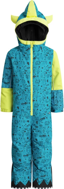 WeeDo Universe Mondo Sneeuwpak Kinderen, Petrol/geel