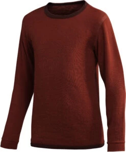 Woolpower 200 LS Crew Neck Kids, Rood