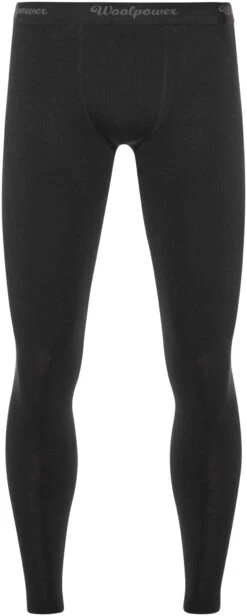 Woolpower Lite Lang Ondergoed Heren, Zwart