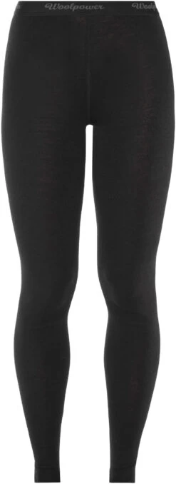 Woolpower Lite Lang Ondergoed Dames, Zwart