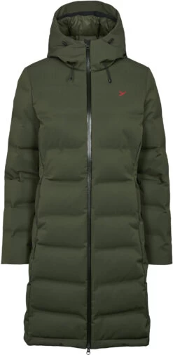 Y By Nordisk Moana Bonded Hardshell Donsjas Dames, Olijf