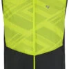 Ziener Nauri Actief Vest Heren, Zwart/groen -Sport- En Outdoorkleding ziener nauri active vest men black lime print 1